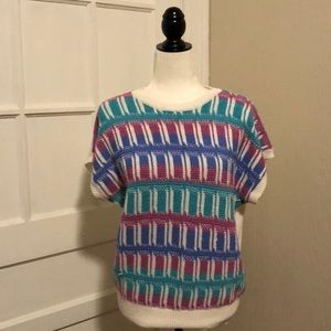 Vintage Patterned Sweater Vest